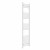 Straight Heated Towel Rail 1600x400mm White with manual heating element Masaccio By Dolce