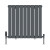 Anthracite Double Flat Panel Designer Radiator 600x612mm - Aurora by Dolce