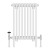White Quadruple Cast Iron Designer Radiator 600x425mm Vitale by Dolce