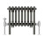 Raw Metal Triple Cast Iron Designer Radiator 300x427mm Vitale by Dolce