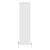 White Double Flat Panel Designer Radiator 1600x408mm - Aurora by Dolce