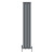 Anthracite Flat Panel Vertical Designer Radiator Choice of Sizes Aurora by Dolce
