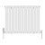 White Double Flat Panel Designer Radiator 600x748mm Aurora by Dolce