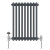 Anthracite Double Cast Iron Designer Radiator 600x425mm - Vitale by Dolce