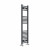 Anthracite Curved Heated Towel Rail 1200x300 mm Benessere by Dolce