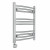 Curved Heated Towel Rail 600x500mm Chrome with Touch Screen Thermostatic Heating element Nebbia By Dolce