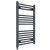 Straight Heated Towel Rail 800x500mm Anthracite with manual heating element Masaccio By Dolce