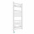Curved Heated Towel Rail 800x400mm White with Button Screen Thermostatic Heating element Nebbia By Dolce