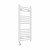 Straight Heated Towel Rail 800x400mm White with Touch Screen Thermostatic Heating element Masaccio By Dolce