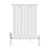White Oval Column Horizontal Designer Radiator Choice of Sizes Altea by Dolce