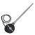 400W Black Round Touch Screen Thermostatic Heating Element Serenata by Venice