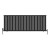 Black Single Oval Panel Designer Radiator 600x1593mm - Altea by Dolce
