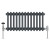 Anthracite Double Cast Iron Designer Radiator 300x605mm - Vitale by Dolce