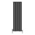Black Single Oval Panel Designer Radiator 1600x472mm - Altea by Dolce
