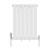 White Double Flat Panel Designer Radiator 600x408mm Aurora by Dolce