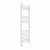 Straight Heated Towel Rail 1200x400mm White with Touch Screen Thermostatic Heating element Masaccio By Dolce
