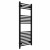 Straight Heated Towel Rail 1200x500mm Black with manual heating element Masaccio By Dolce