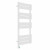 Flat Panel Heated Towel Rail 1000x450mm 9 Ladder White with Button Screen Thermostatic Heating element Solare By Dolce