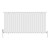 White Single Oval Panel Designer Radiator 600x1180mm - Altea by Dolce