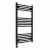 Curved Heated Towel Rail 1000x600mm Black with Button Screen Thermostatic Heating element Nebbia By Dolce