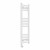 Curved Heated Towel Rail 1000x300mm White with Touch Screen Thermostatic Heating element Nebbia By Dolce
