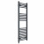 Straight Heated Towel Rail 1200x400mm Anthracite with manual heating element Masaccio By Dolce