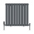 Anthracite Single Flat Panel Designer Radiator 600x612mm - Aurora by Dolce