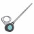 500W Anthracite Round Button Screen Thermostatic Heating Element with WiFi Serenata by Venice