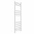 Curved Heated Towel Rail 1200x400mm White with manual heating element Nebbia By Dolce