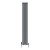 Anthracite Double Oval Panel Designer Radiator 1800x236mm - Altea by Dolce