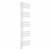 D shape Designer Towel Radiator 1600mm x 450mm White with Touch Screen Thermostatic Heating element Tiziano By Dolce