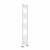 White Curved Heated Towel Rail 1600x300 mm Benessere by Dolce