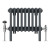 Anthracite 4 Column Cast Iron Style Traditional Horizontal Radiator Choice of Sizes Vitale by Dolce