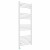 Curved Heated Towel Rail 1400x600mm White with WIFI Button Screen Thermostatic Heating element Nebbia By Dolce