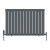 Anthracite Single Flat Panel Designer Radiator 600x884mm - Aurora by Dolce