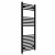 Curved Heated Towel Rail 1200x500mm Black with manual heating element Nebbia By Dolce
