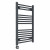 Straight Heated Towel Rail 800x500mm Anthracite with Touch Screen Thermostatic Heating element Masaccio By Dolce