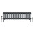 Anthracite Quadruple Cast Iron Designer Radiator 300x1190mm Vitale by Dolce