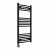 Curved Heated Towel Rail 1000x500mm Black with WIFI Button Screen Thermostatic Heating element Nebbia By Dolce