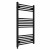 Straight Heated Towel Rail 1000x600mm Black with manual heating element Masaccio By Dolce
