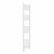 Curved Heated Towel Rail 1800x400mm White with Touch Screen Thermostatic Heating element Nebbia By Dolce