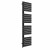 Flat Panel Designer Towel Radiator 1800mm x 500mm Black with manual heating element Tiziano By Dolce