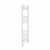 Straight Heated Towel Rail 1200x300mm White with Touch Screen Thermostatic Heating element Masaccio By Dolce