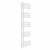 D shape Designer Towel Radiator 1600mm x 450mm White with manual heating element Tiziano By Dolce