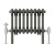 Raw Metal 2 Column Cast Iron Style Traditional Horizontal Radiator Choice of Sizes Vitale by Dolce