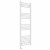 Straight Heated Towel Rail 1400x500mm White with Button Screen Thermostatic Heating element Masaccio By Dolce