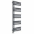 D shape Designer Towel Radiator 1600mm x 600mm Anthracite with Touch Screen Thermostatic Heating element Tiziano By Dolce