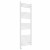 Straight Heated Towel Rail 1600x600mm White with WIFI Button Screen Thermostatic Heating element Masaccio By Dolce