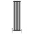 Black Double Cast Iron Designer Radiator 1500x380mm - Vitale by Dolce