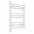 Curved Heated Towel Rail 600x500mm White with manual heating element Nebbia By Dolce